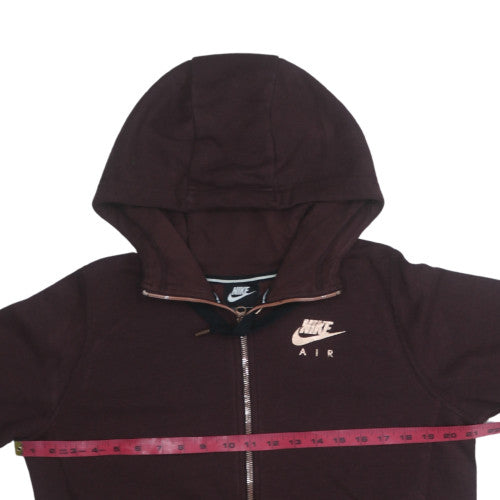 Womens UK Size S Nike Black Full Zip Hoodie