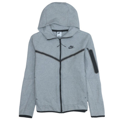 Mens UK Size S Nike Grey Full Zip Hoodie