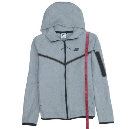 Mens UK Size S Nike Grey Full Zip Hoodie