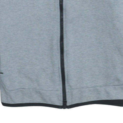 Mens UK Size S Nike Grey Full Zip Hoodie