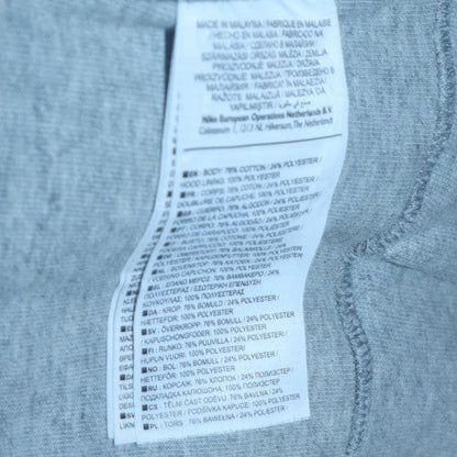 Mens UK Size M Nike Grey Pullover Hoodie