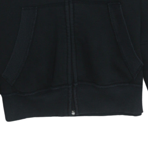 Womens UK Size L Hollister Black Full Zip Hoodie