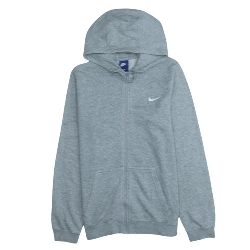 Mens UK Size S Nike Grey Full Zip Hoodie