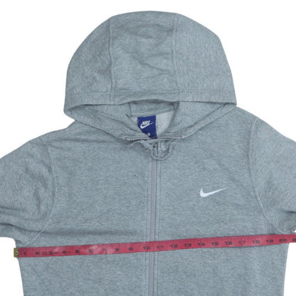 Mens UK Size S Nike Grey Full Zip Hoodie