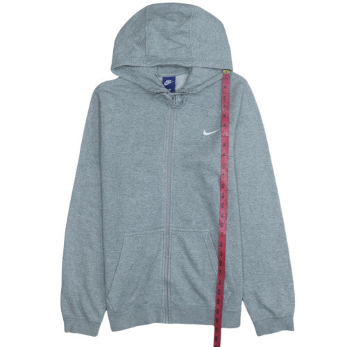 Mens UK Size S Nike Grey Full Zip Hoodie