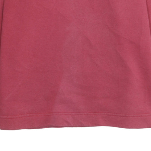 Womens UK Size M Adidas Red Pullover Sweatshirt