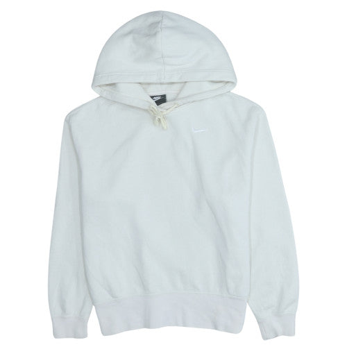 Womens UK Size XS Nike White Pullover Hoodie