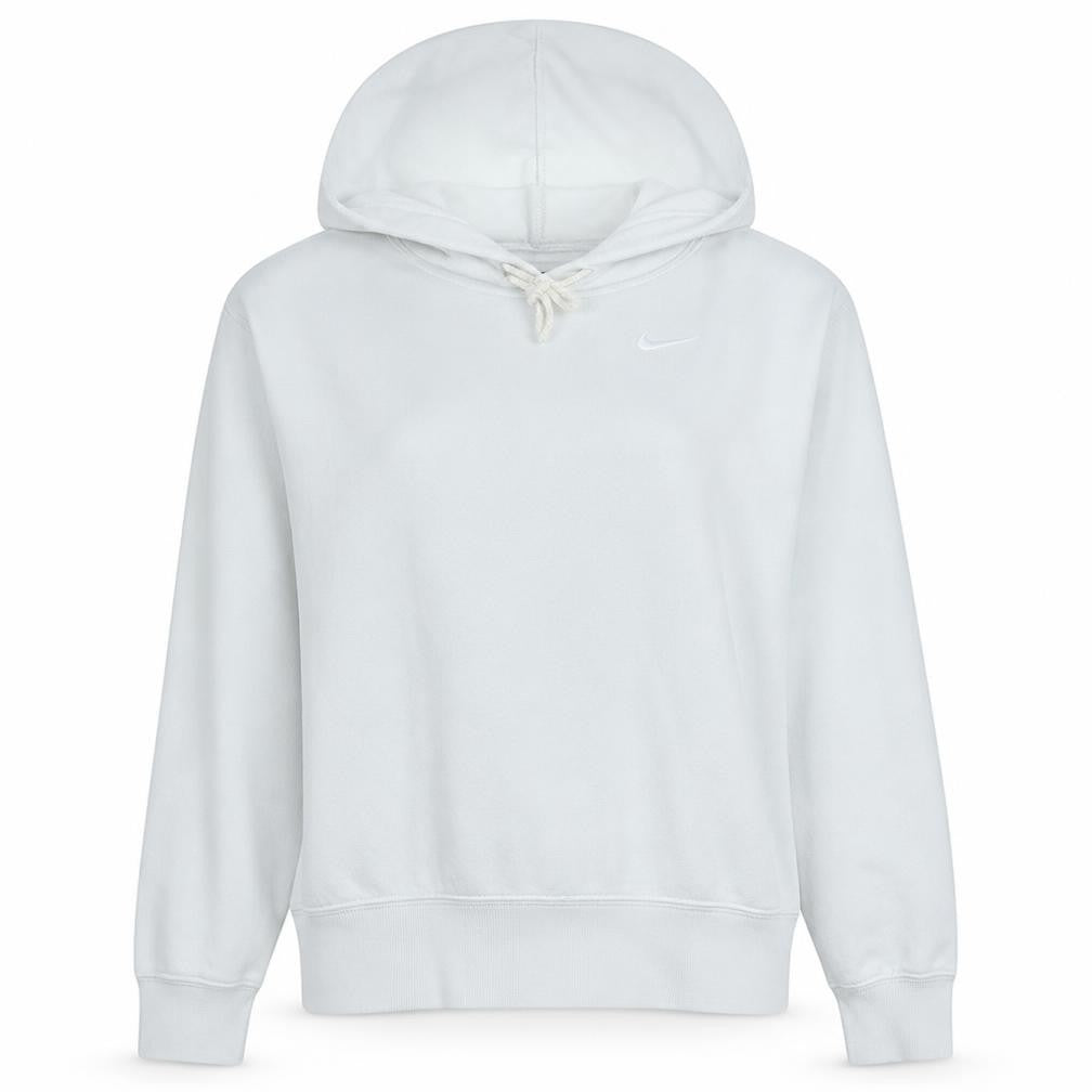 Womens UK Size XS Nike White Pullover Hoodie