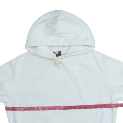Womens UK Size XS Nike White Pullover Hoodie