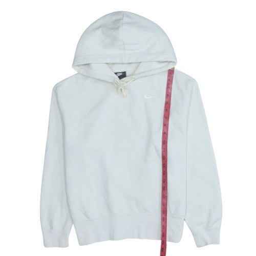 Womens UK Size XS Nike White Pullover Hoodie