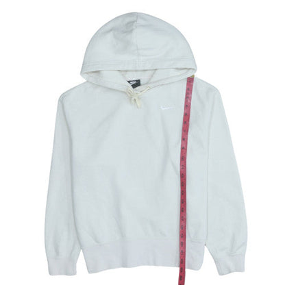 Womens UK Size XS Nike White Pullover Hoodie