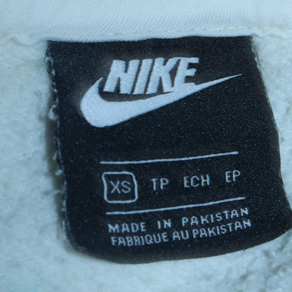 Womens UK Size XS Nike White Pullover Hoodie