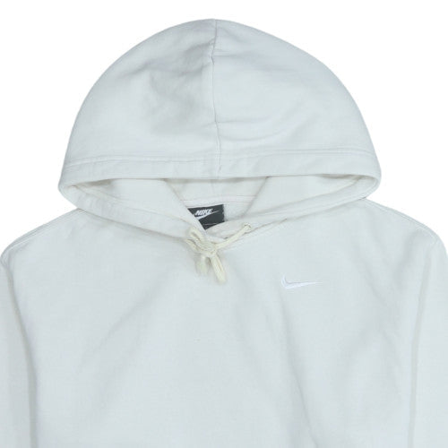 Womens UK Size XS Nike White Pullover Hoodie