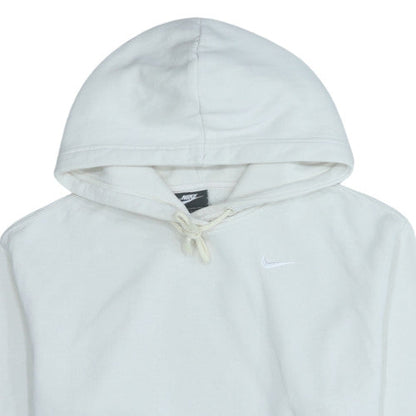 Womens UK Size XS Nike White Pullover Hoodie