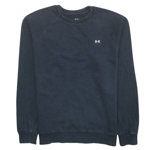 Mens UK Size M Under Armour Black Pullover Sweatshirt