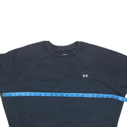 Mens UK Size M Under Armour Black Pullover Sweatshirt