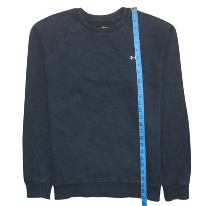 Mens UK Size M Under Armour Black Pullover Sweatshirt