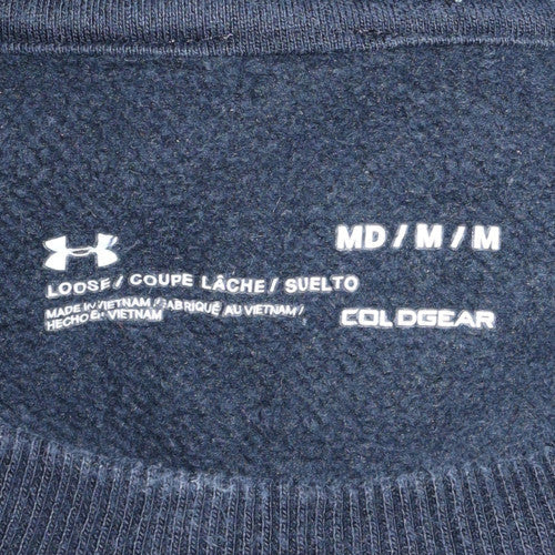Mens UK Size M Under Armour Black Pullover Sweatshirt