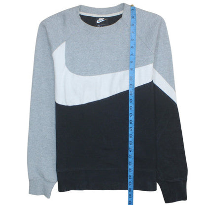 Mens UK Size M Nike Grey Pullover Sweatshirt