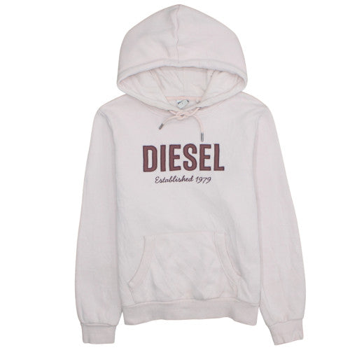 Womens UK Size S Diesel Beige Pullover Hoodie