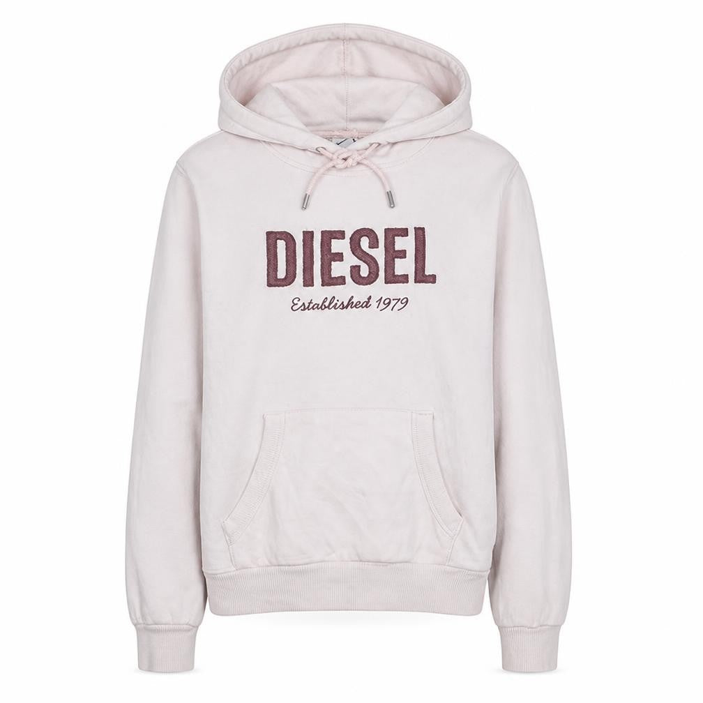Womens UK Size S Diesel Beige Pullover Hoodie