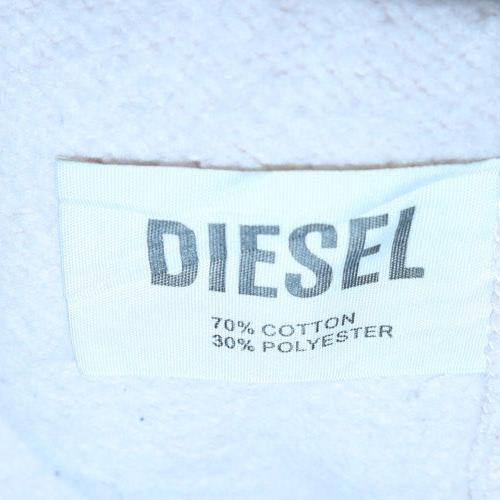 Womens UK Size S Diesel Beige Pullover Hoodie
