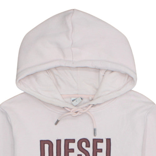 Womens UK Size S Diesel Beige Pullover Hoodie