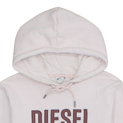 Womens UK Size S Diesel Beige Pullover Hoodie