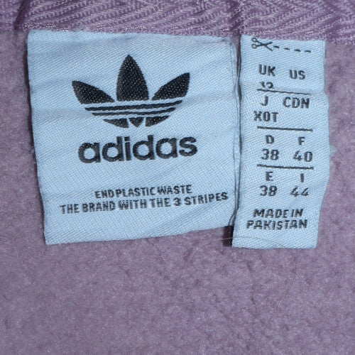 Womens UK Size 12 Adidas Pink Pullover Hoodie