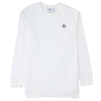 Mens UK Size XL adidas White Pullover Sweatshirt