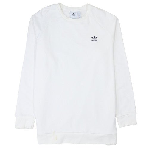 Mens UK Size XL adidas White Pullover Sweatshirt