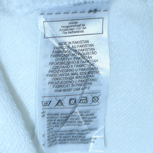 Mens UK Size XL adidas White Pullover Sweatshirt