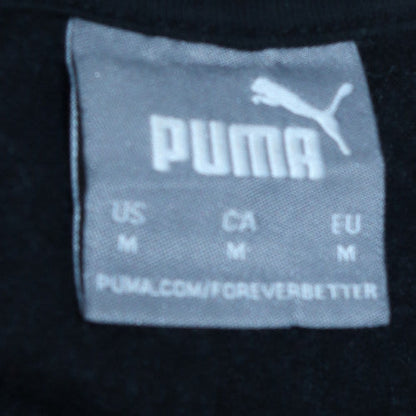 Mens UK Size M Puma Blue Pullover Hoodie