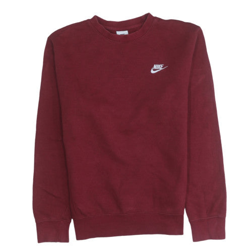 Mens UK Size XS Nike Red Pullover Sweatshirt