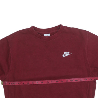 Mens UK Size XS Nike Red Pullover Sweatshirt
