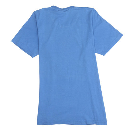 Adidas Men's Blue Graphic Print Cotton T-Shirt Size M
