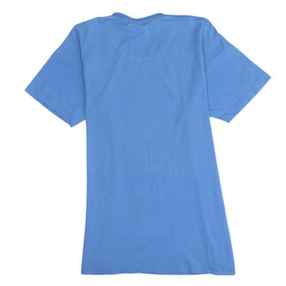 Adidas Men's Blue Graphic Print Cotton T-Shirt Size M