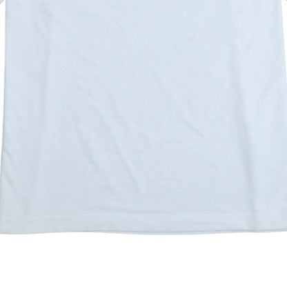 Adidas Men's White and Black Short Sleeve Crew Neck Sports T-Shirt Size L