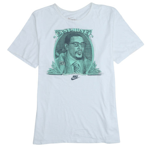 Nike Men's White XL Easy Money Graphic Athletic T-Shirt