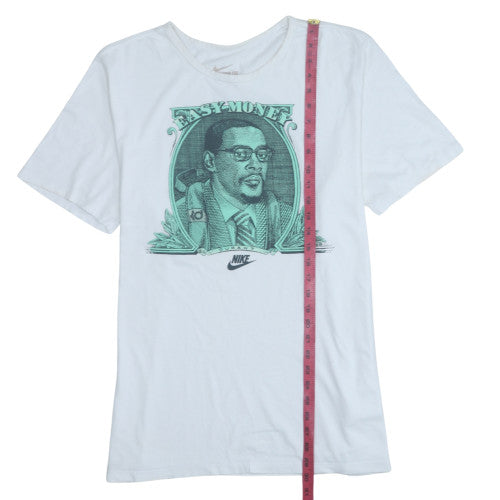 Nike Men's White XL Easy Money Graphic Athletic T-Shirt