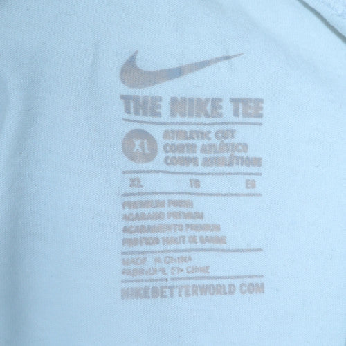 Nike Men's White XL Easy Money Graphic Athletic T-Shirt