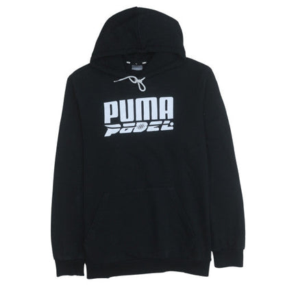 Mens UK Size L Puma Black Pullover Hoodie