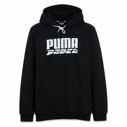 Mens UK Size L Puma Black Pullover Hoodie
