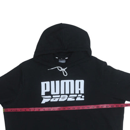 Mens UK Size L Puma Black Pullover Hoodie