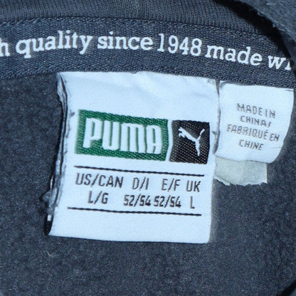 Mens UK Size L Puma Black Pullover Hoodie