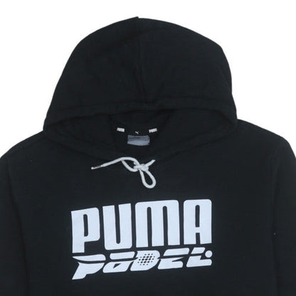 Mens UK Size L Puma Black Pullover Hoodie
