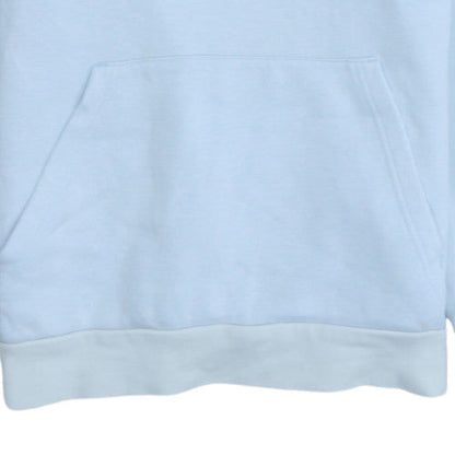 Adidas Girls Light Blue Pullover Hoodie Size 13-14 Years Fleece Lined