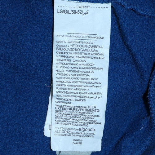 Mens UK Size L Under Armour Blue Pullover Hoodie