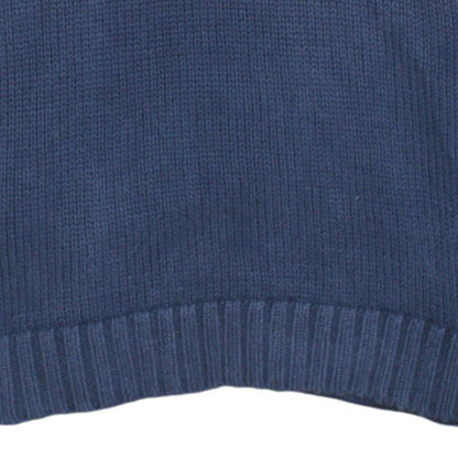 Hilfiger Denim Men's Blue Shawl Collar Knit Jumper Size L
