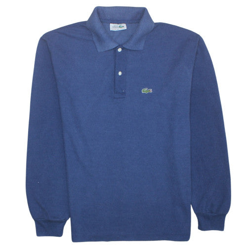 Lacoste Men's Blue Long Sleeve Cotton Polo Shirt XL Classic Fit